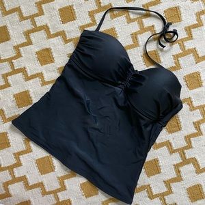Black swim top